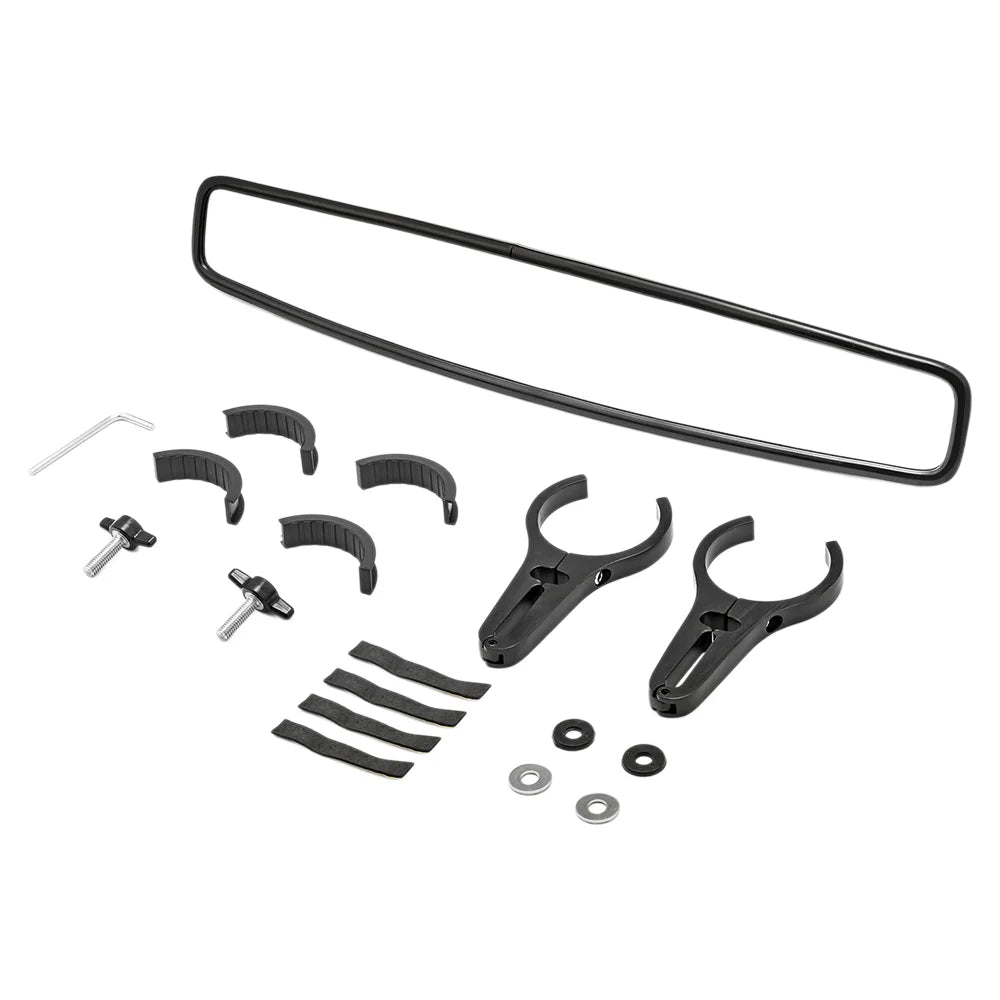 Wide Racing Rear View Mirror, 1.75–2 Inch Clamp for UTV & SXS