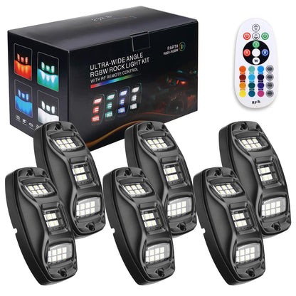 Multicolor 5050 LED Rock Lights, IP68 Waterproof for UTV & SXS