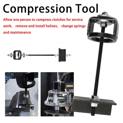 Primary and Secondary Clutch Compression Tool Kit for Polaris RZR 900, RZR XP 1000 & More