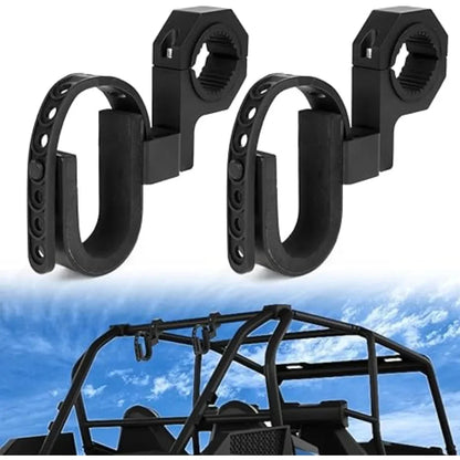 Roll Bar Gun Rack Holders with Rubber Gaskets (2-Pack) for UTV & SXS