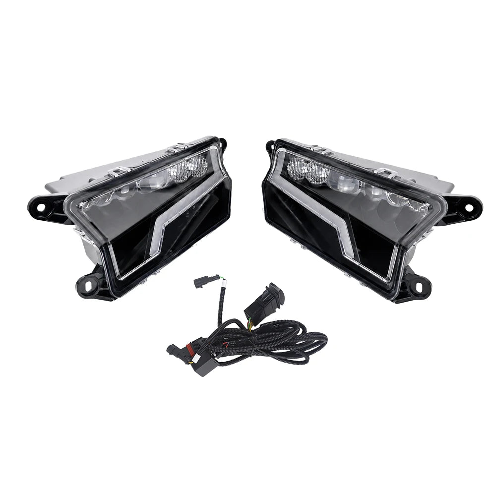 LED Headlights with Flowing DRL and Turn Signals for Polaris RZR XP 1000 (2024–2026)