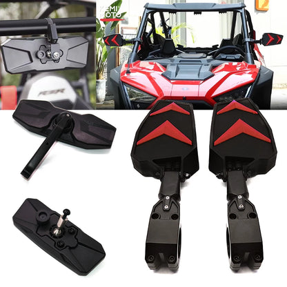 Universal Bar-End Side Rearview Mirror for UTV & SXS