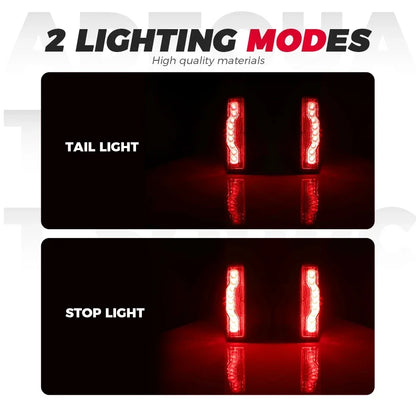 KEMIMOTO LED Rear Tail Light Brake Assembly for Polaris Ranger XP 900, Ranger XP 1000 & More