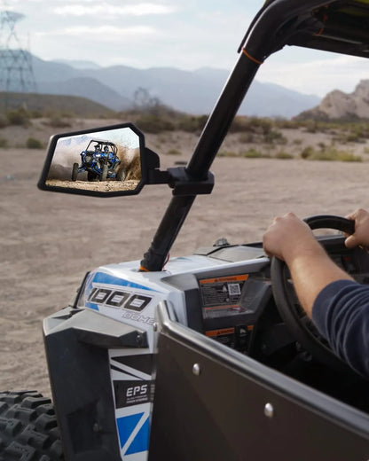 Multi-Adjustment Convex Side Mirrors for UTV & SXS