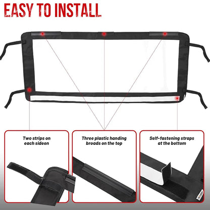 Soft Rear Windshield Panel for Polaris Ranger 1000, Ranger XP 1000 & Ranger XP 900
