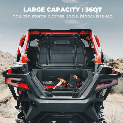 KEMIMOTO Rear Cargo Box (OEM #2884236 Style) for Polaris RZR Pro R (2022–2026)