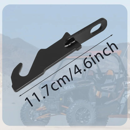 Door Latch Vent Extenders, Black (2-Pack) for Polaris RZR XP 1000 & RZR XP Turbo