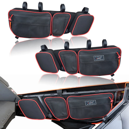 Side Door Storage Bags with Knee Pads for Can-Am Maverick X3 (2017–2022)
