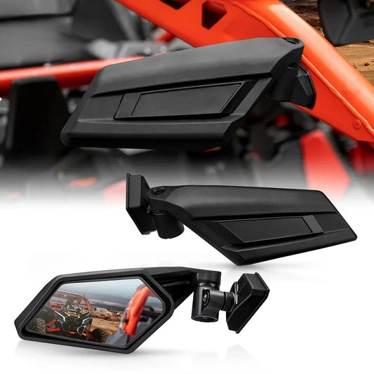 360-Degree Adjustable Rearview Side Mirrors for Can-Am Maverick X3 (2017–2026)