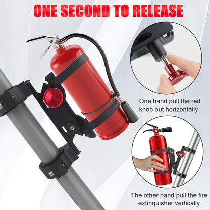 Heavy-Duty Quick-Release Fire Extinguisher Mount for UTV & SXS