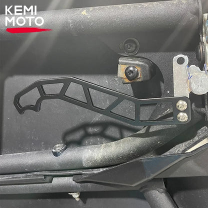 Stainless Steel Door Handle Latches, Black for Can-Am Maverick X3 (2017–2025)