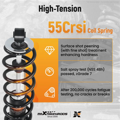 Front Shock Strut with Coil Spring for Polaris General (2017–2025)