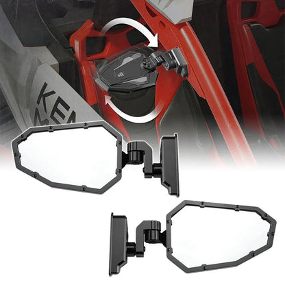 Aluminum Side Rear View Mirrors for Can-Am Maverick X3 (2017–2025)