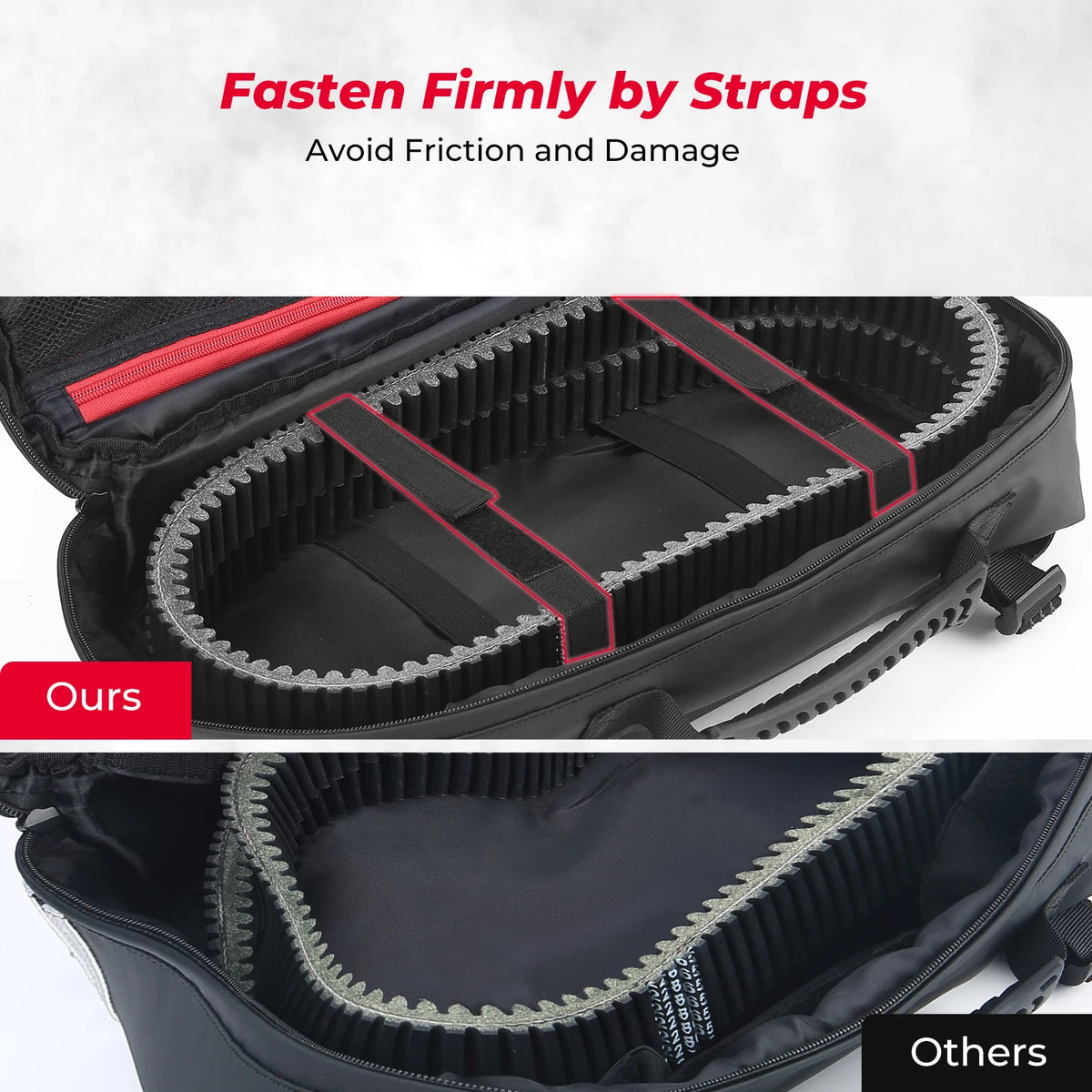 CVT Drive Belt Bag with Tool Roll for UTV & SXS
