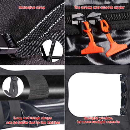 Convertible Soft Top Roof, 2-Seater for Polaris RZR XP 1000, RZR XP Turbo & RZR 900