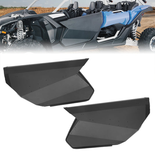 Heavy-Duty Aluminum Front Full Hard Door Panel Inserts for Can-Am Maverick X3 (2017–2025)