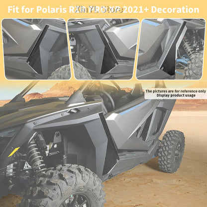 Carbon Fiber Front Fender Trim for Polaris RZR Pro XP (2021–2026)