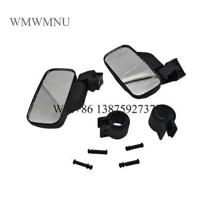 Rear View Side Mirrors Set, Roll Bar Mount for UTV & SXS