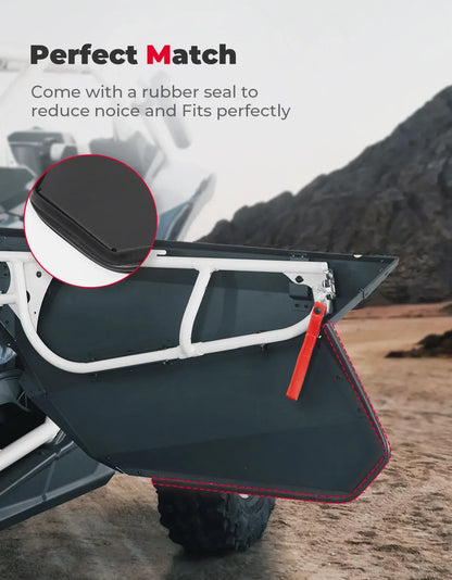 Heavy-Duty Aluminum Front Full Hard Door Panel Inserts for Can-Am Maverick X3 (2017–2025)