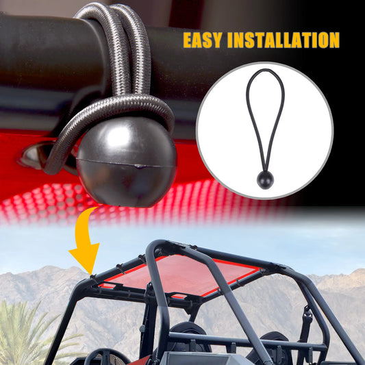 Full Roof Mesh Sun Shade with PVC Panels for Polaris RZR Pro XP (2020–2026)