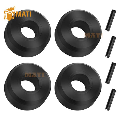 Secondary Clutch Rollers with Rust-Free Pins (4-Pack) for Polaris RZR 570, RZR 900 & More
