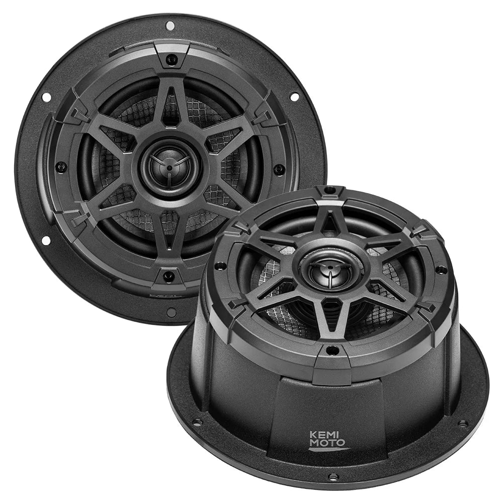 6.5-Inch Speakers with Enclosure Pods (2-Pack) for UTV & SXS