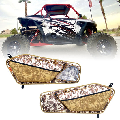 1680D Door Storage Bags with Removable Knee Pads for Polaris RZR Pro XP (2020–2022)