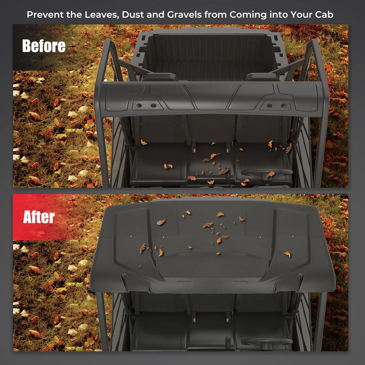 Hard Plastic Combination Roof Top for Can-Am Defender (2016–2024)