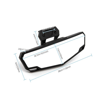 Premium Convex Center and Side Mirror Set for Polaris RZR XP 1000 & RZR Trail