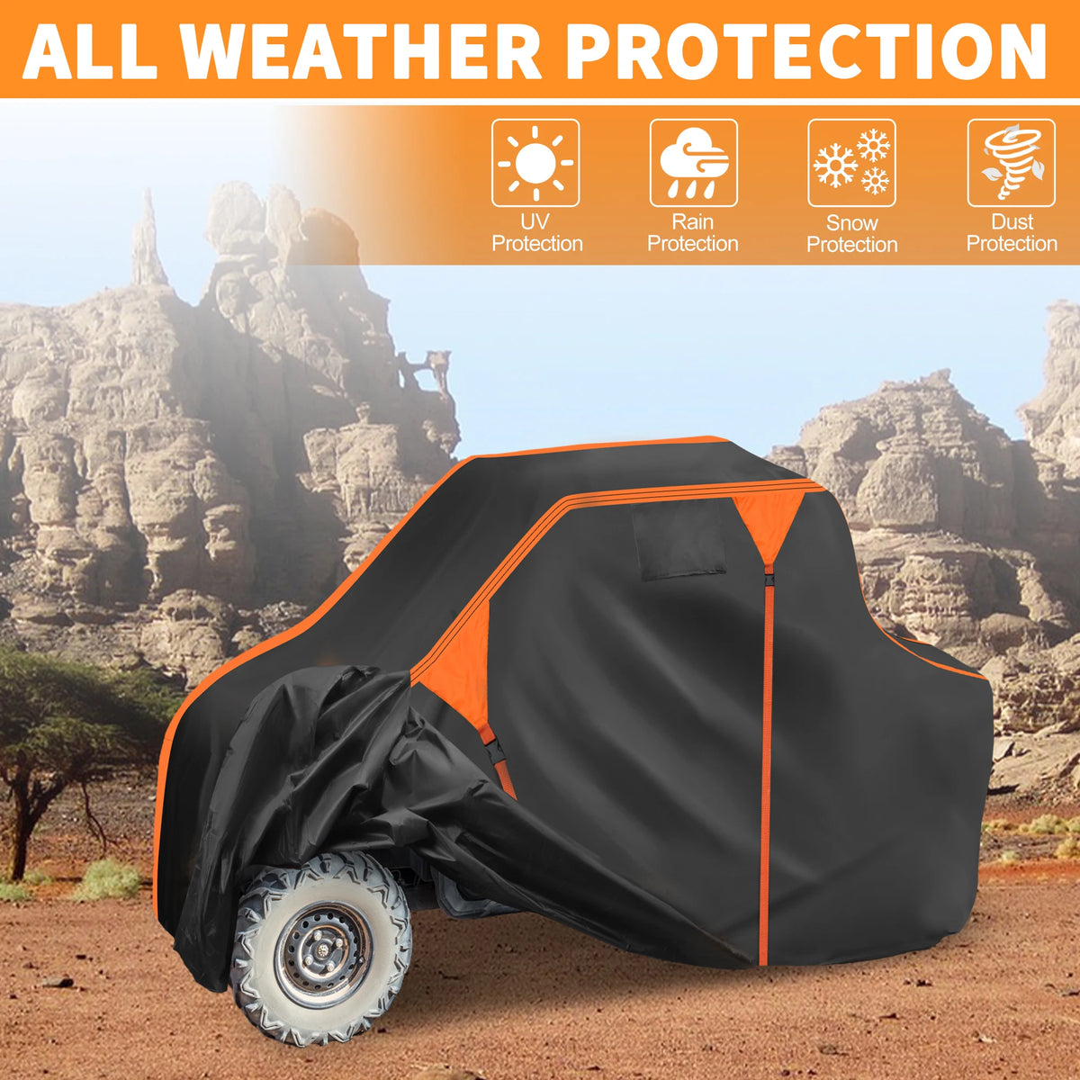 Waterproof Side-by-Side Storage Cover for Polaris Ranger 1000 (2020–2021)