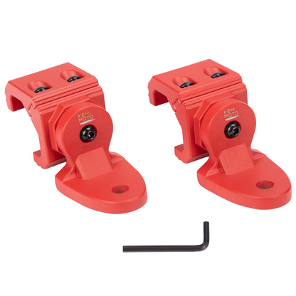 KEMIMOTO Pro-Fit Cage Whip Light Flag Bracket for Polaris Ranger XP 1000, Ranger 1000 & More