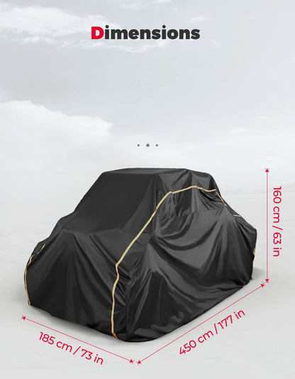 KEMIMOTO 4-Seater Waterproof UTV Storage Cover for Polaris RZR XP 1000, General & More