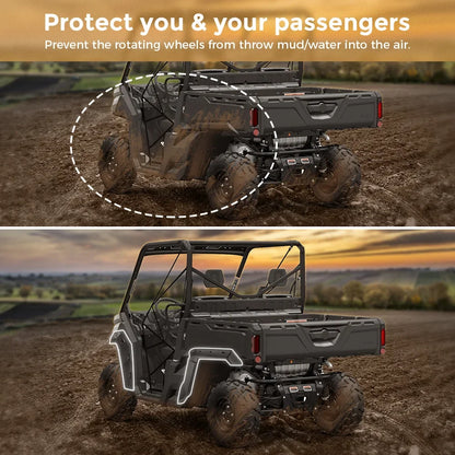 Extended Fender Flares, Front and Rear for Can-Am Defender (2016–2026)