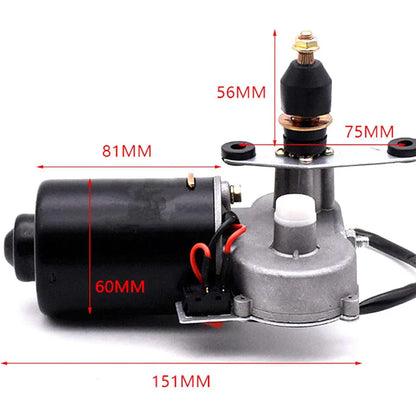 Electric Windshield Wiper Motor Kit, 12V for UTV & SXS