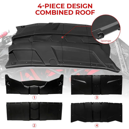 Hard Plastic Roof Top, 4-Door, Matte Black for Can-Am Maverick X3 (2017–2026)