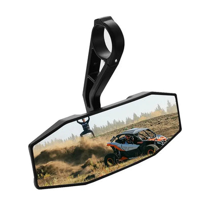 Convex Center Rear View Mirror with 1.75-Inch Clamp for Polaris RZR 900, RZR XP 1000 & General