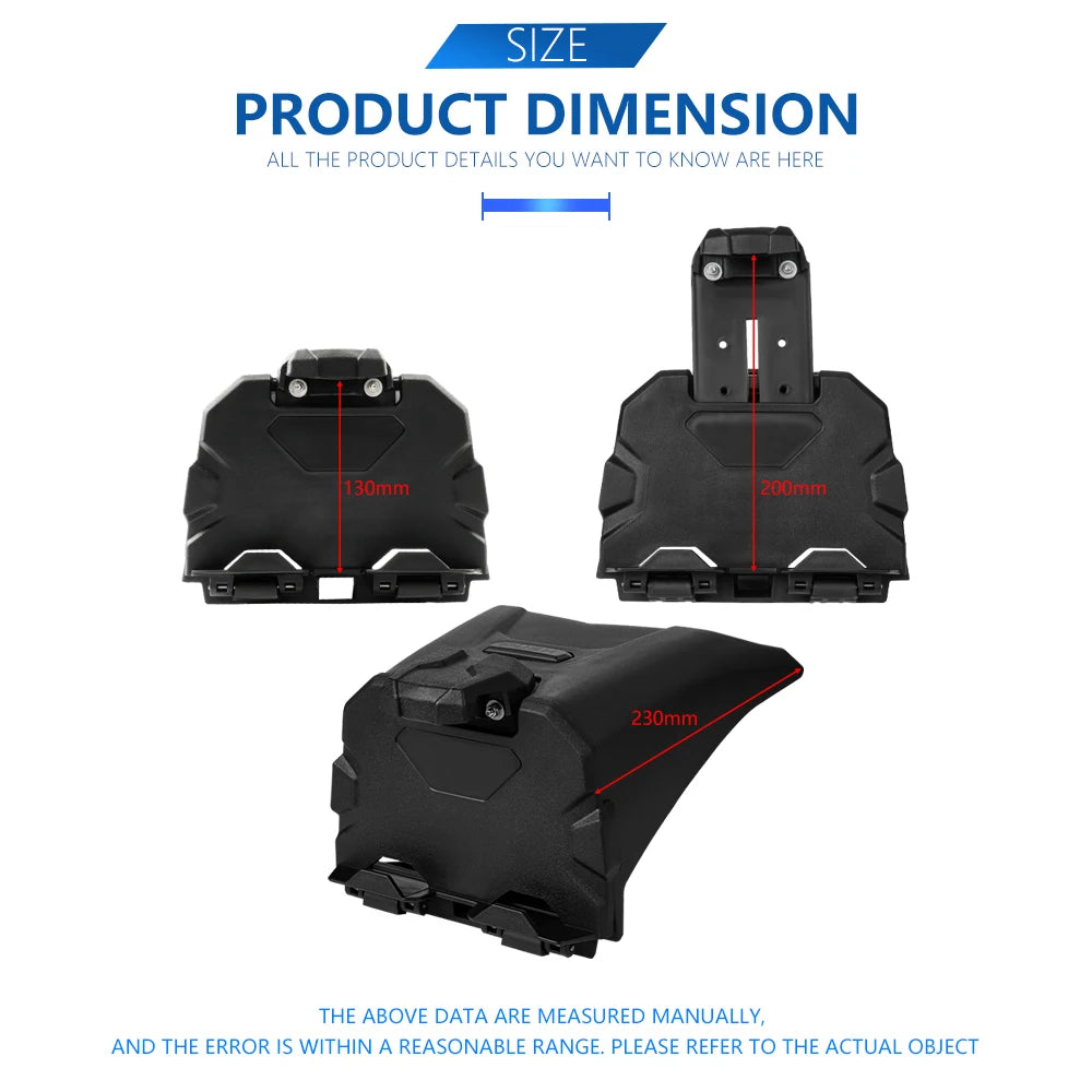 Electronic Device Tablet Holder with Storage Box for CFMOTO ZForce 950 & Can-Am Maverick X3