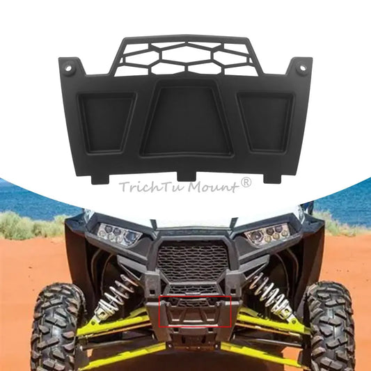 ABS Front Winch Cover Protective Shield for Polaris RZR XP 1000, RZR XP Turbo & More