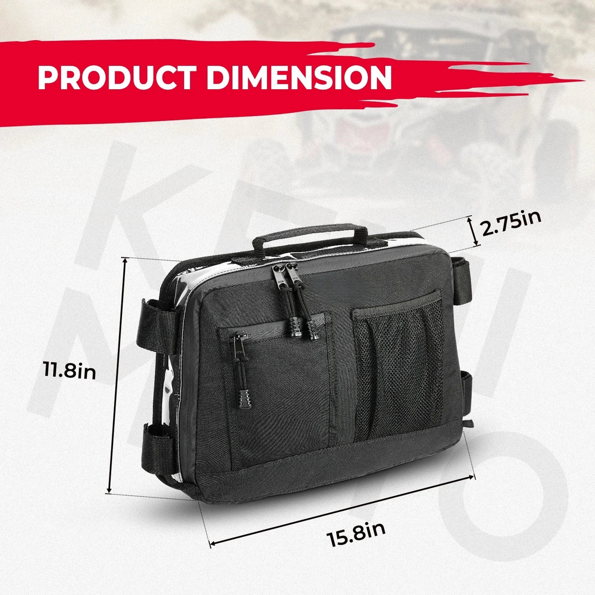 1680D Overhead Roof Storage Bag for Can-Am Maverick X3 (2017–2025)