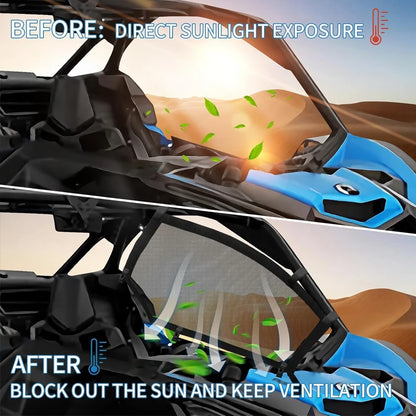 Upper Door Window Screen Nets, Left & Right for Can-Am Maverick X3 (2017–2024)