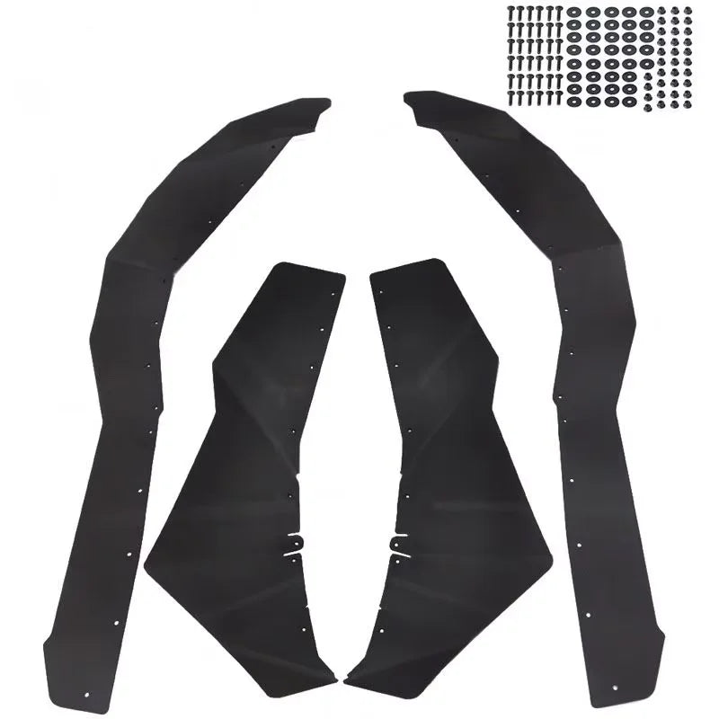 Extended Mud Flaps and Fender Flares (4-Piece) for Can-Am Maverick X3 (2017–2026)