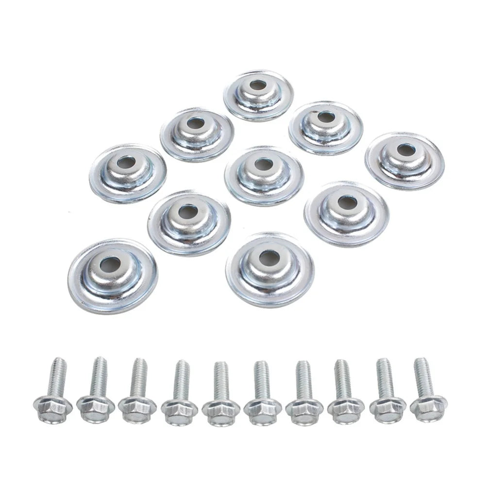 Skid Plate Washer and Bolt Kit, 10-Piece for Polaris RZR 570, RZR 900 & RZR XP 1000