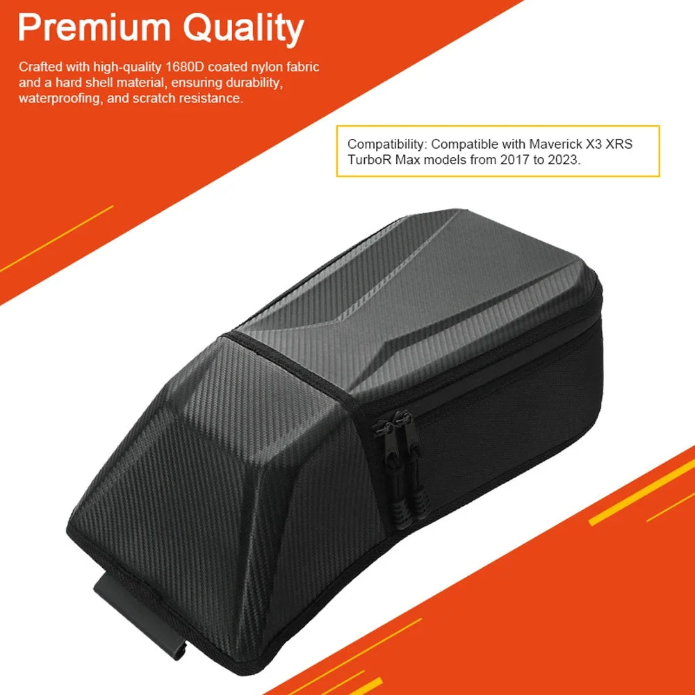 Between-Seat Center Console Tool Storage Bag for Can-Am Maverick X3 (2017–2023)
