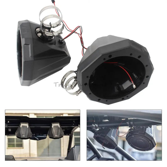 6.5-Inch Roll Bar Speaker Enclosure Housing for UTV & SXS