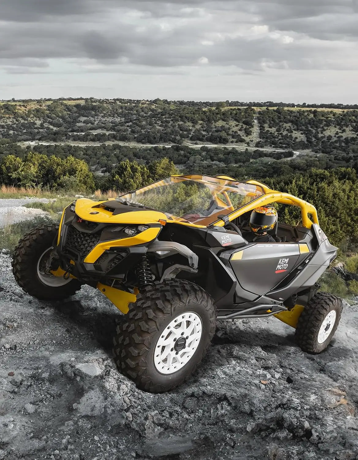 Nerf Bars Rock Sliders with Side Steps for Can-Am Maverick R (2024–2025)