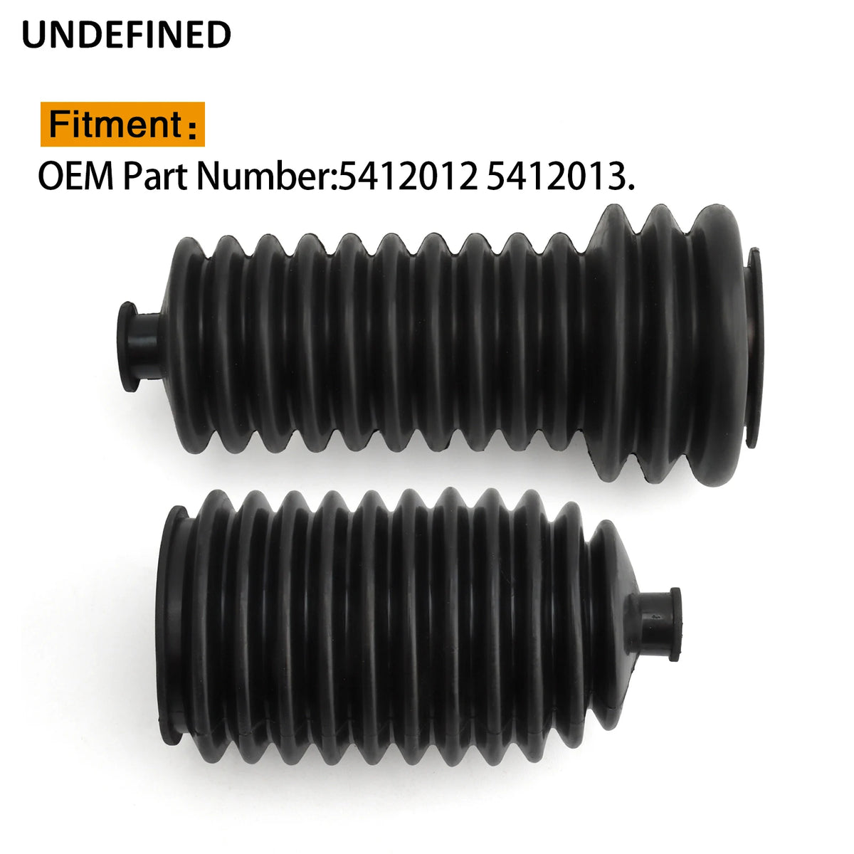 Rubber Steering Rack Boot Replacement Set for Polaris RZR 570, RZR 900 & Ranger 570