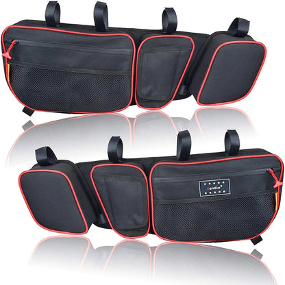 Front Upper Door Storage Bags with Knee Pads for Can-Am Maverick X3 (2017–2026)