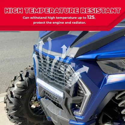 Front Lower Mesh Grille with LED Lights for Polaris RZR XP 1000 & RZR XP Turbo