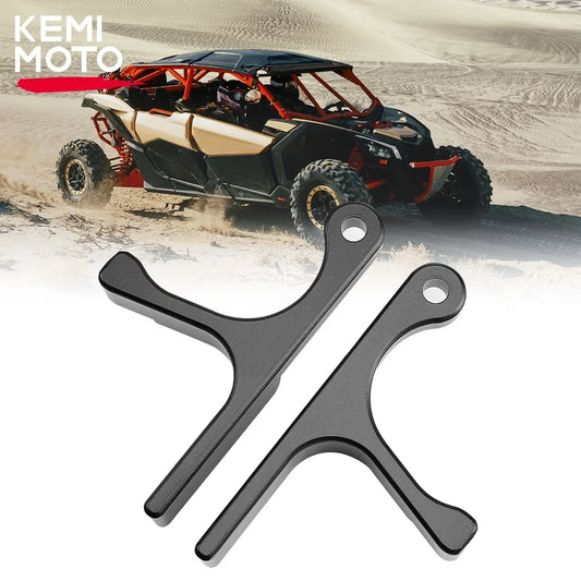 CNC Aluminum Door Handle Latches, Black for Can-Am Maverick X3 (2017–2023)