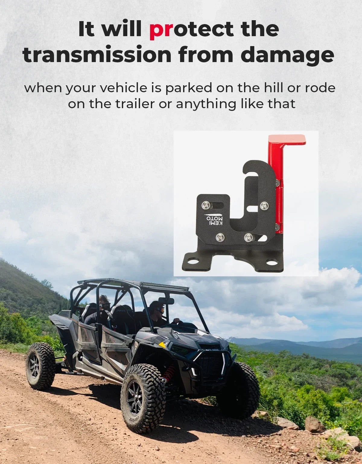 Parking Brake Spring Guard for Polaris RZR XP 1000, Ranger XP 1000 & RZR Pro XP